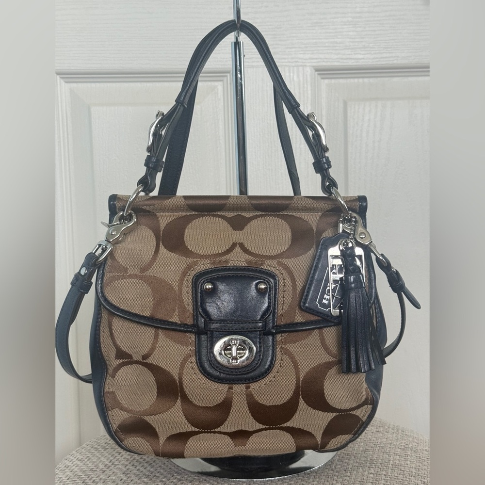 COACH LEGACY WILLIS 70th ANNIVERSARY SIGNATURE CROSSBODY #19034, VGUC